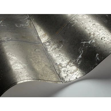 Cole et Sonin metallinvarinen hohtava harmaa ruututapetti Antique Mirror 92 2009 kuva