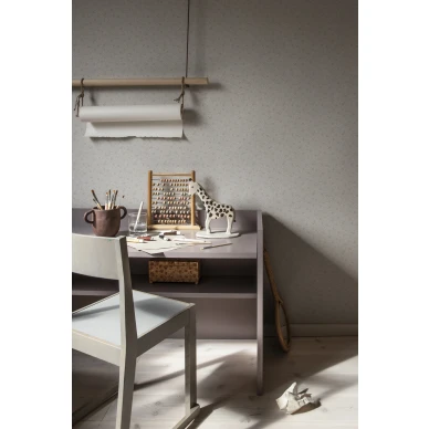 Tyohuoneen tapetti Sandbergilta beige kukkakuvio Stella S10121 kuva