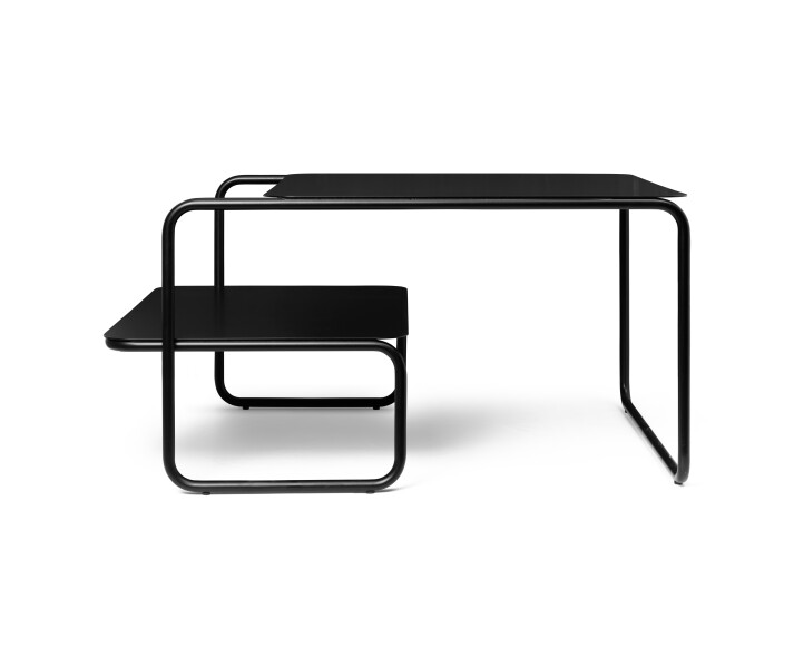 Level Coffee Table moderni musta sohvapoyta Ferm Livingilta kuva