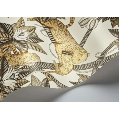 Beige elaintapetti Satara leopardilla Cole et Sonilta 119 3013 image