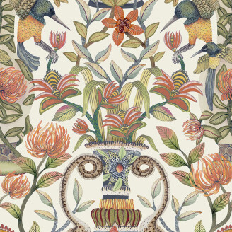 Protea Garden Silk ylellinen kukkatapetti Cole et Sonilta 119 10045 kuva