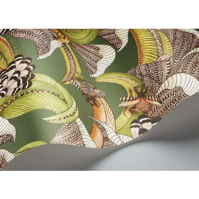 Cole et Sonin vihrea lehtitapetti Hoopoe Leaves 119 1003 image