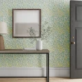 William Morris tapetti Willow Boughs sinivihrealla lehtikuviolla 217083