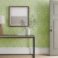 William Morris tapetti Willow Boughs vihrealla lehtikuviolla 217081