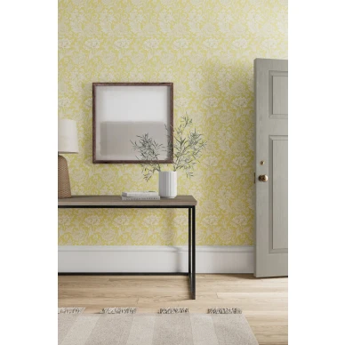 William Morris tapetti Chrysanthemum Toile keltaisella kukkakuviolla 217068 image