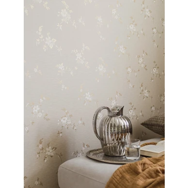 Borasin perinteinen kukkatapetti Saga 3289 image
