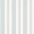Gustaf sinivalkoinen raidallinen tapetti Borastapeterilta 3276