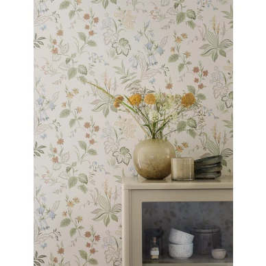 Borasin beige kukkatapetti Folklore 3261 kuva