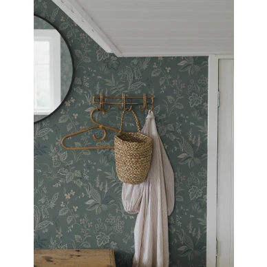 Borasin vihrea kukkatapetti Folklore 3265 kuva