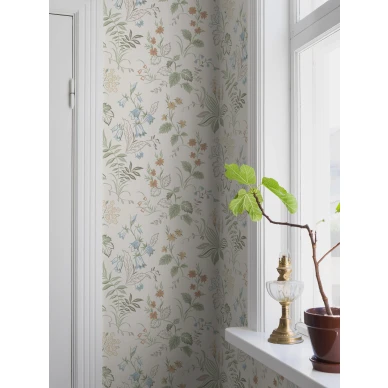 Perinteinen kukkatapetti Borasilta Folklore 3261 kuva