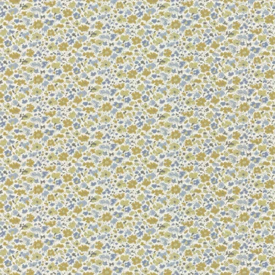 Floral Dance keltainen kukkatapetti Langelid von Bromssenilta 28 07 kuva