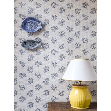 Langelid von Bromssenin sininen kukkatapetti Edelweiss 26 21 image