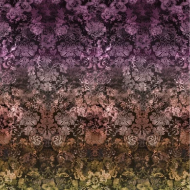 Tarbana Damask liila kukkatapetti Designers Guildilta kuva