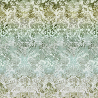 Tarbana Damask vihrea kukkatapetti Designers Guildilta image