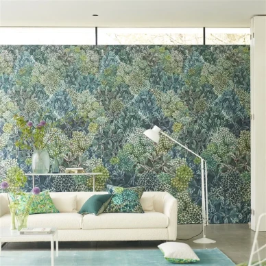 Moderni tiheakuvioinen tapetti Designers Guild Madhya image