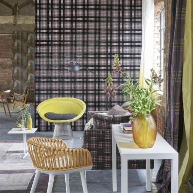 Designers Guild ruudullinen tapetti Chennai v2 image