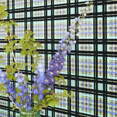 Designers Guild ruututapetti Chennai v2 image