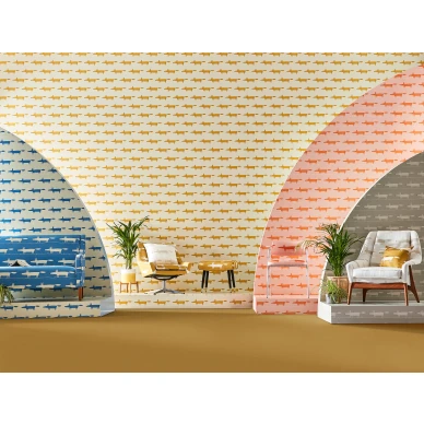 Iloinen kettutapetti Midi Fox Scionilta image