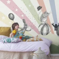 Lastentapetti varikas sirkustapetti Rebel Wallsilta Cirkus R18172