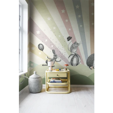 Tapetti lastenhuoneeseenCircus Rebel Wallsilta R18171 kuva