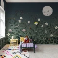 Makuuhuoneen tumma tapetti Pixie Rebel Wallsilta R18191