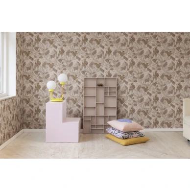 Vaaleanpunainen elaintapetti lastenhuoneeseen Rebel Wallsilta Squirrel Mountain R17981 image