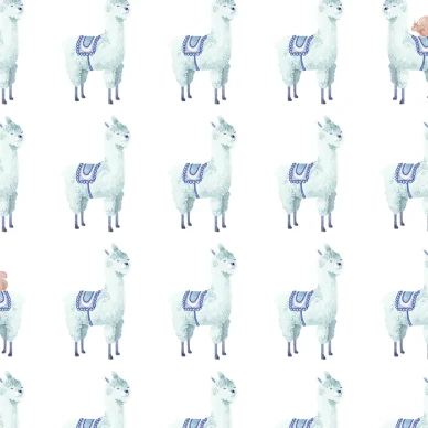 Alpaca Rebel sininen elaintapetti Rebel Wallsilta R18132 image