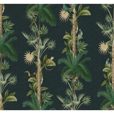 Monkey Island tumma elaintapetti Rebel Wallsilta R18102 kuva