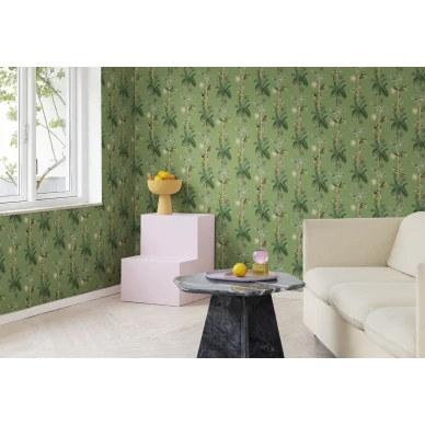 Rebel Wallsin vihrea elaintapetti Monkey Island R18103 kuva