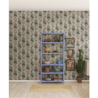 Vaaleanpunainen apinatapetti Monkey Island Rebel Wallsilta R18104 kuva