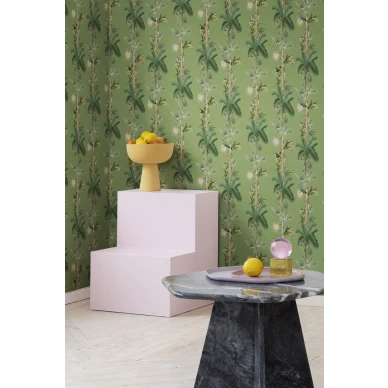 Vihrea apinatapetti Monkey Island Rebel Wallsilta R18103 kuva