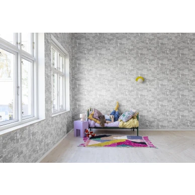Lastentapetti Dream Town taloilla Rebel Wallsilta R18091 image