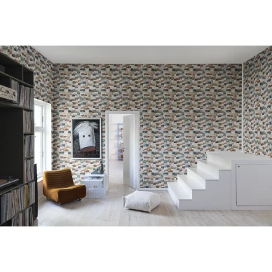 Olohuoneen monivarinen talotapetti Dream Town Rebel Wallsilta R18092 image