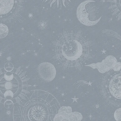 Planetarium sininen tahtitapetti Rebel Wallsilta R18023 image