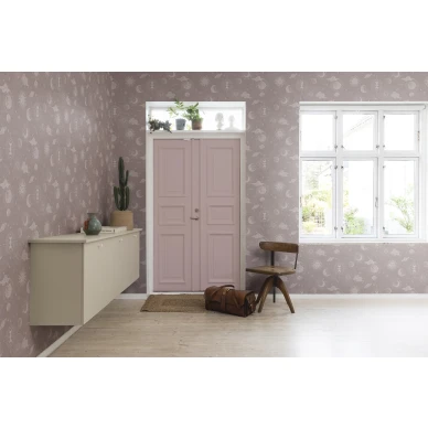 Rebel Wallsin roosa avaruustapetti Planetarium R18024 image