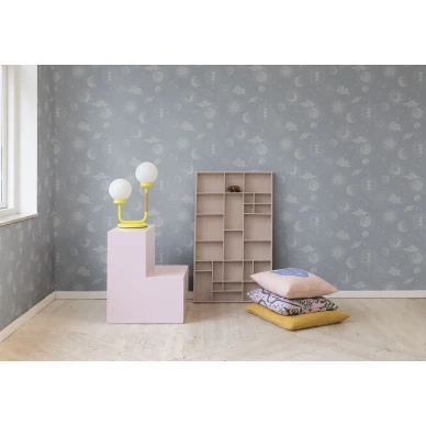 Rebel Wallsin sininen avaruustapetti Planetarium R18023 image