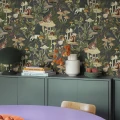 Keittion tumma elaintapetti Wildlife Creek Rebel Wallsilta R18002