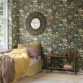 Makuuhuoneen tumma elaintapetti Wildlife Creek Rebel Wallsilta R18002