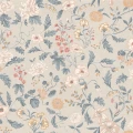 Suzanne beige sininen kukkatapetti Sandbergilta S10174