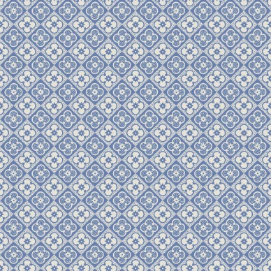 Lyckan sininen geometrinen tapetti Sandbergilta S10150 kuva
