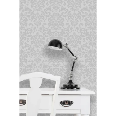 Harmaa medaljonkitapetti Satin Durolta 365 05 image