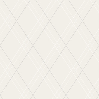 Harry beige ruudullinen tapetti Durolta 368 03 kuva
