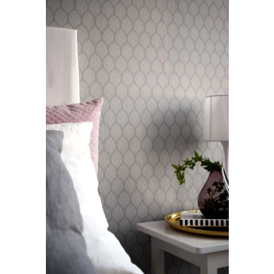 Harmaa graafinen tapetti Elsa Durolta 364 03 image