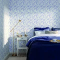 Sininen makuuhuoneen tapetti Bella Durolta 366 04