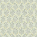 Lilly vihrea geometrinen tapetti Durolta 681 02