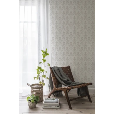 Valkoinen kuviotapetti Hudiksvalls Teater Durolta 677 01 kuva