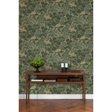 Duron vihrea lintutapetti Brunnsgatan 095 03 kuva