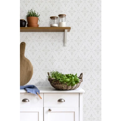 Beige keittion tapetti Durolta Ljungbacka 392 01 kuva