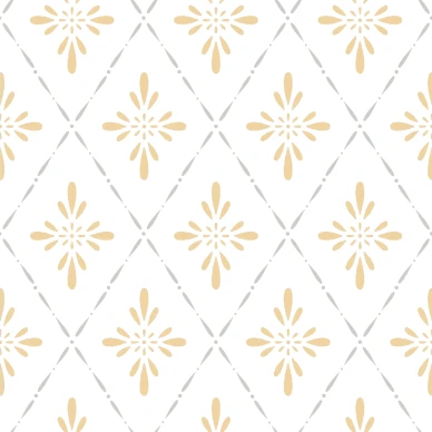 Ljungbacka keltainen ruudullinen tapetti Durolta 392 02 kuva