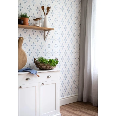 Salmiakkiruudullinen tapetti Durolta Ljungbacka 392 04 kuva